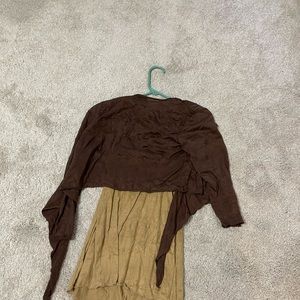 Camisole with cover-up crop top